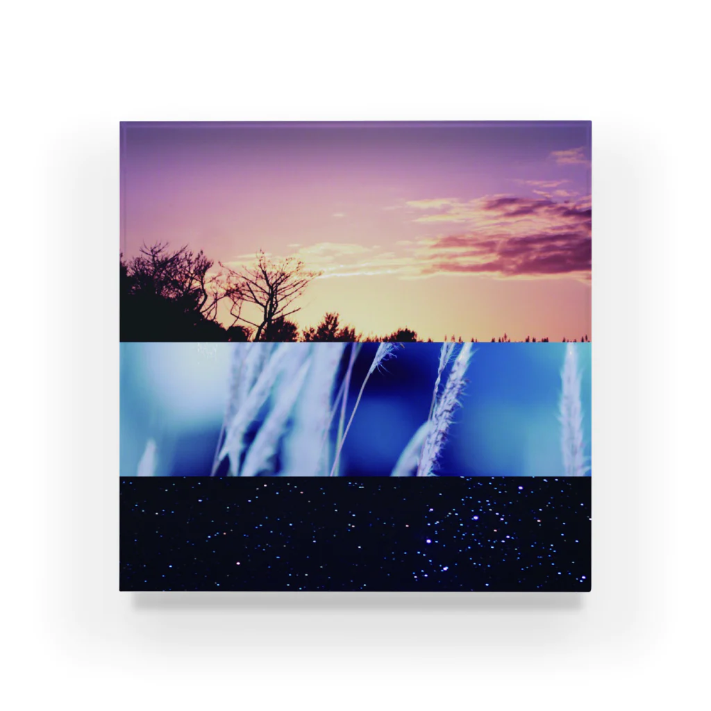 uche designのBRILLIANT LANDSCAPE Acrylic Block