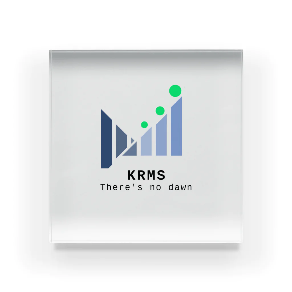 KRMSのKRMSロゴ4 Acrylic Block