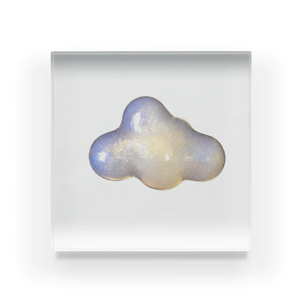 まふゆ村の偏光の雲☁️ Acrylic Block