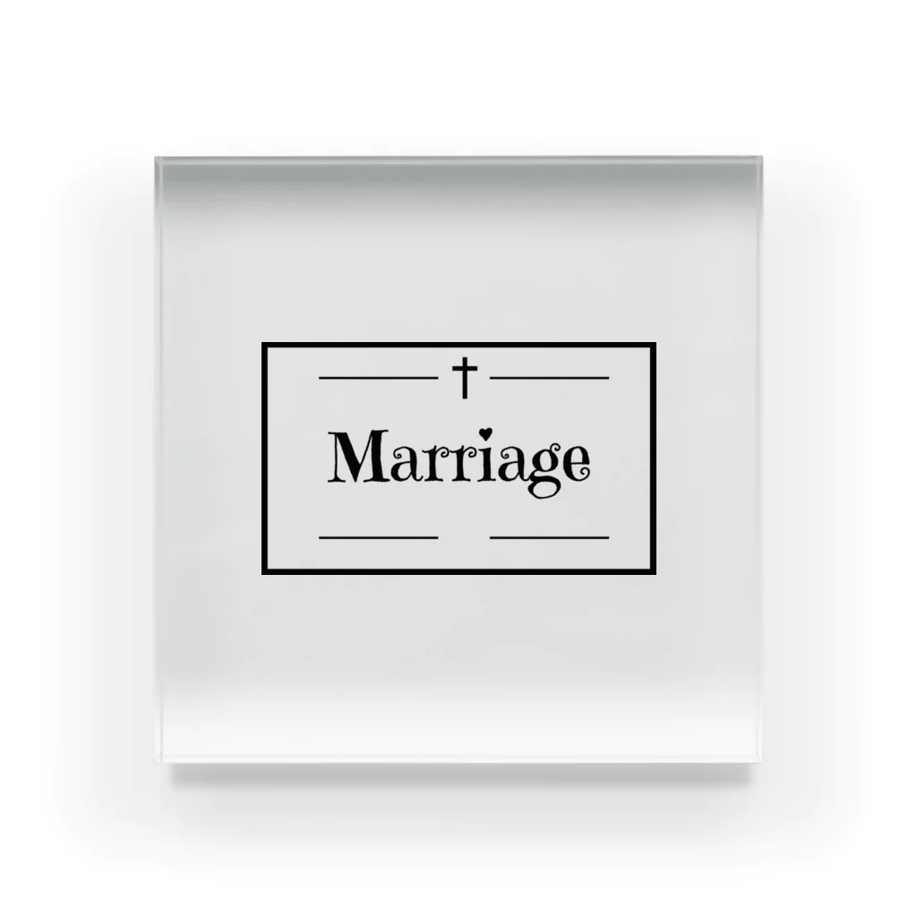 MarriageのMarriage GothicStyle Acrylic Block