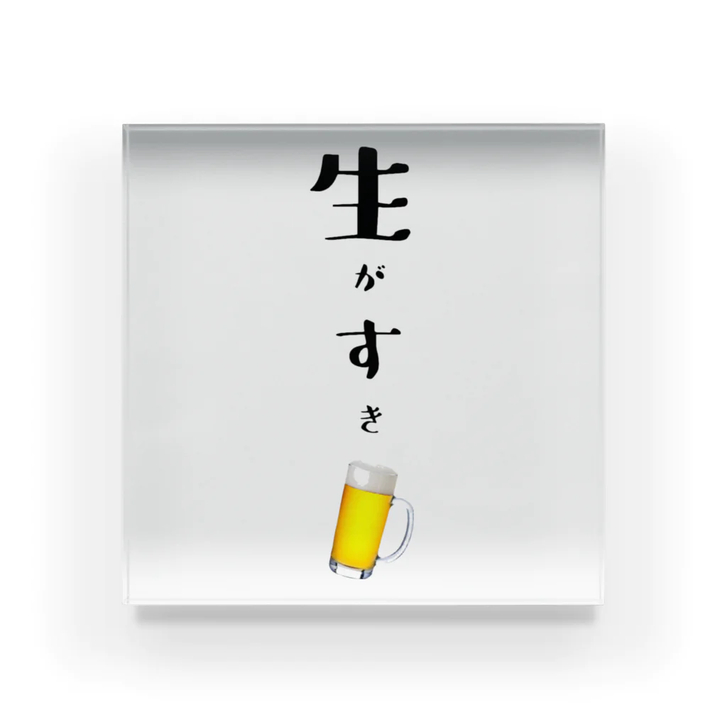 桃宮ももの生がすき Acrylic Block