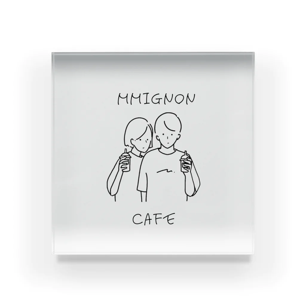 mmignonのmmignoncafe 아크릴 블럭