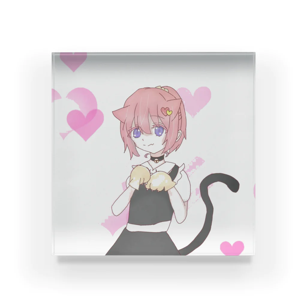 𝐒𝐞𝐢𝐧𝐚❤︎ɞのSeinaグッズ(猫耳Ｖｅｒ．) Acrylic Block