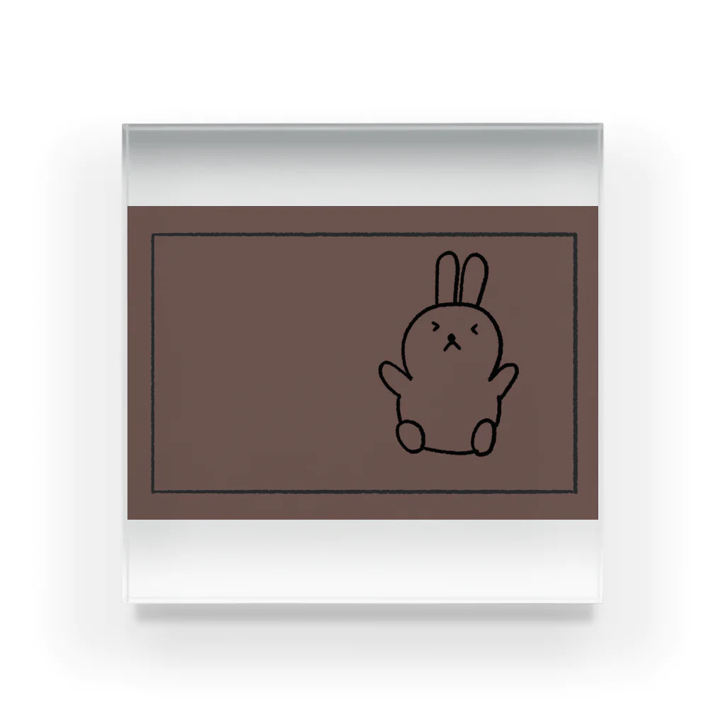 マルチビタミンのうわーんうささん Acrylic Block