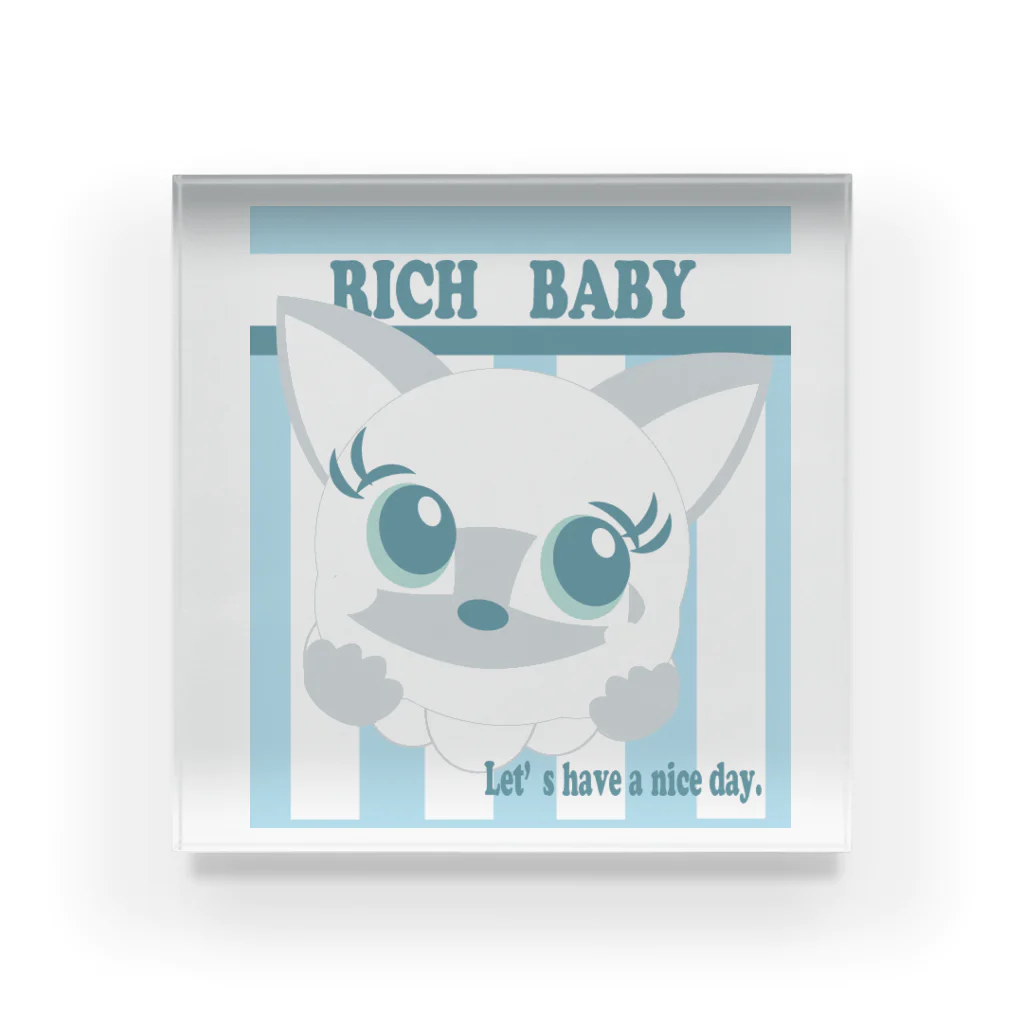 RICH BABYのRICH BABY by iii.store Acrylic Block