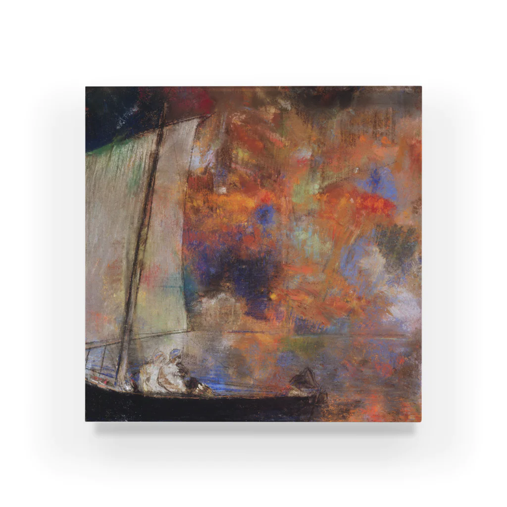 Art Baseのオディロン・レドン / Flower Clouds / 1903 / Odilon Redon. アクリルブロック