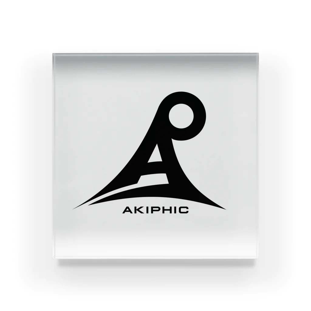 Akiphic公式グッズのAkiphic Acrylic Block