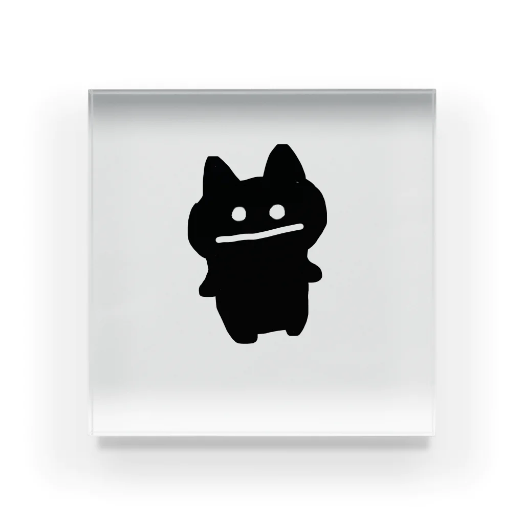 くまさんしょっぷのくろねこ Acrylic Block