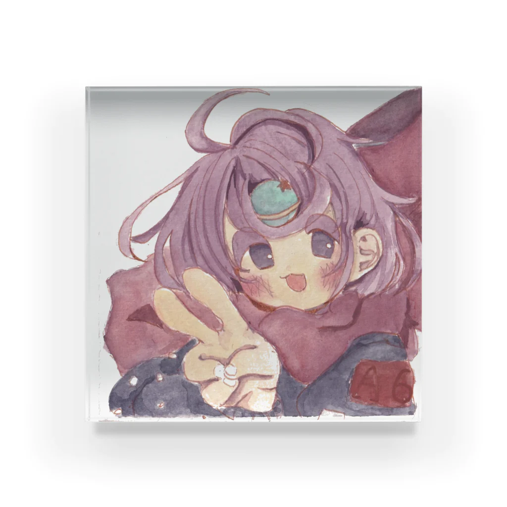 MediocrityKの宇宙人うちゅうちゃん Acrylic Block