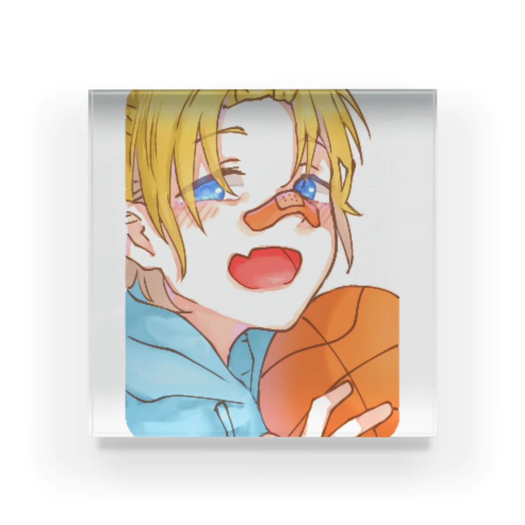 momoka_444のショタくん よにんめ Acrylic Block