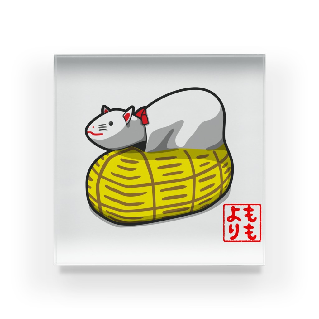 ももよりの福鼠 Acrylic Block