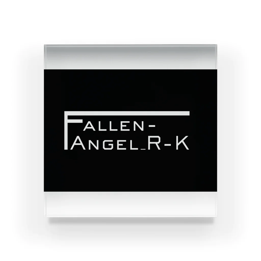 VJ堕天使さんの物販のFallen-Angel_R-Kロゴグッズ アクリルブロック