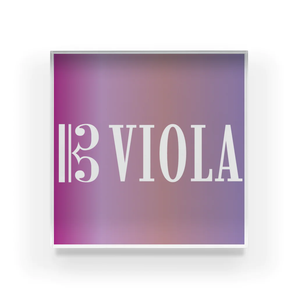 Music itemsのVIOLA(ヴィオラ) Acrylic Block