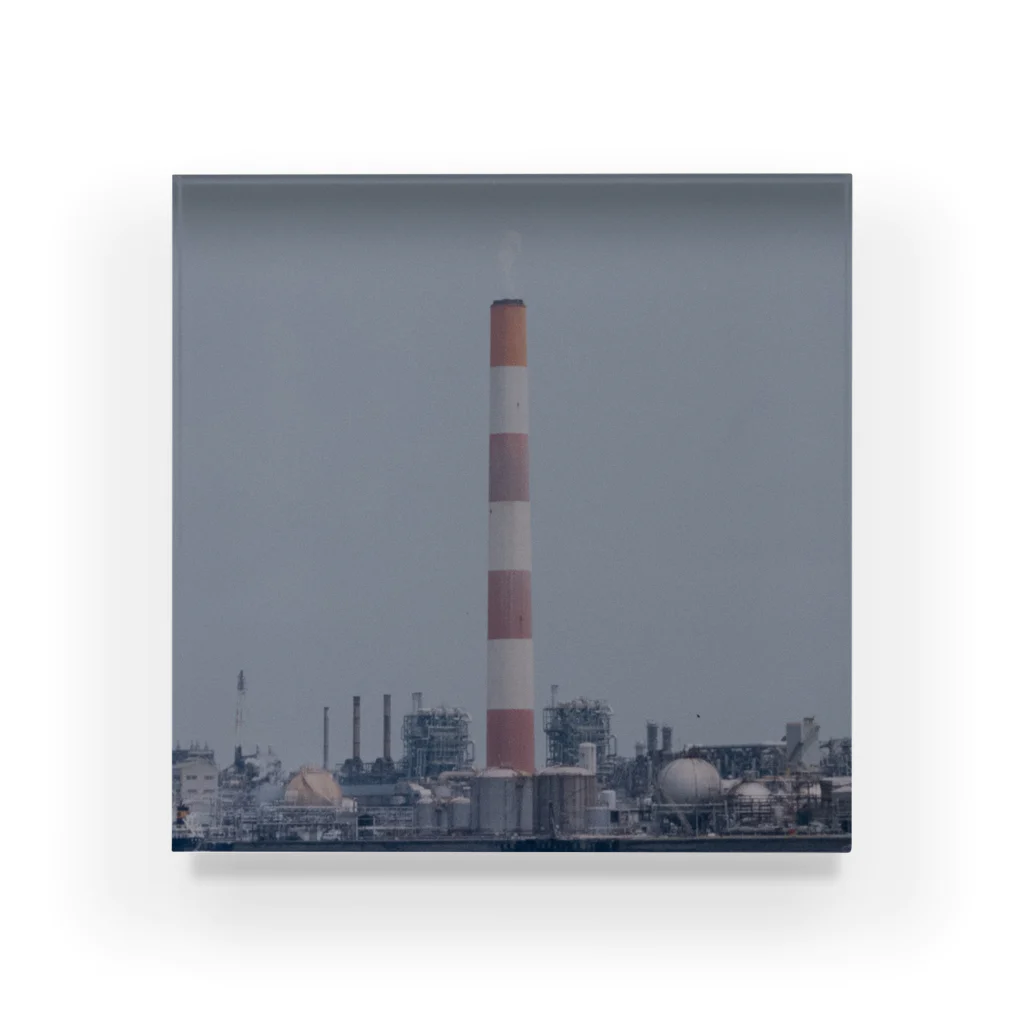 PORTONE, ART, LABORATORY.の Industrial chimney Acrylic Block