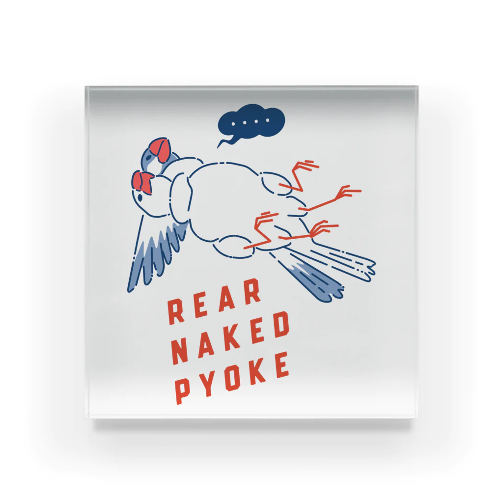 EASEのRear Naked Pyoke リアネイキッドピョーク Acrylic Block