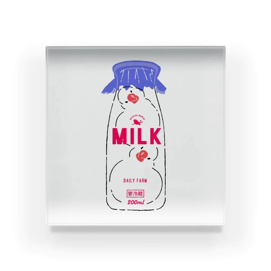 EASEのミルク文鳥 Acrylic Block