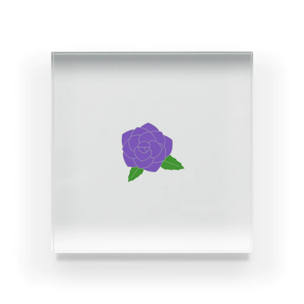 Garasu No Minami　ガラスの南　の紫の薔薇　Thought that I want to tell Acrylic Block