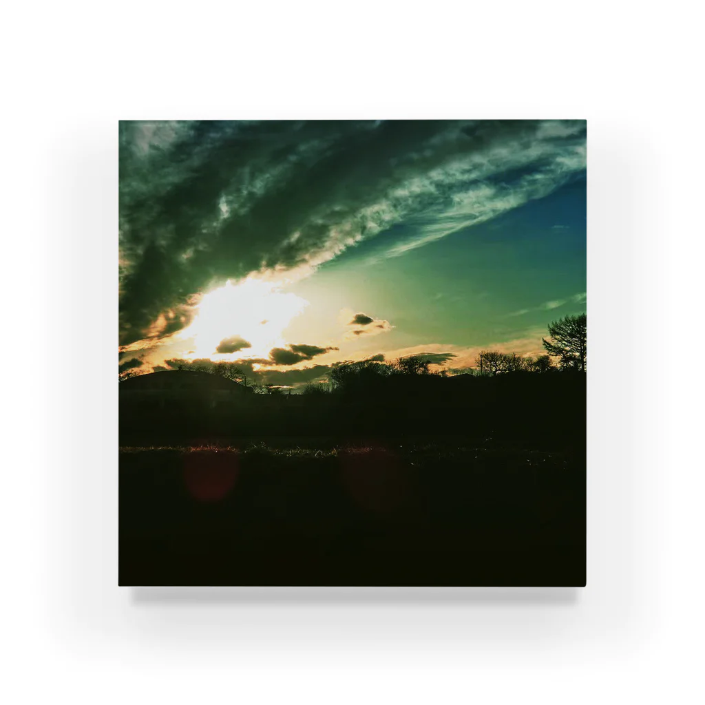 SHOPマニャガハの変わる空、変わる雲 Acrylic Block