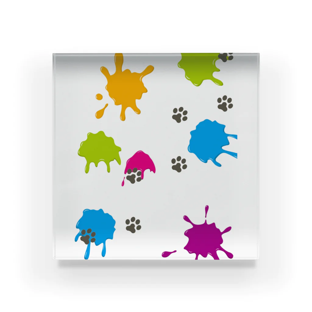 ForPawsのPawPainting Acrylic Block