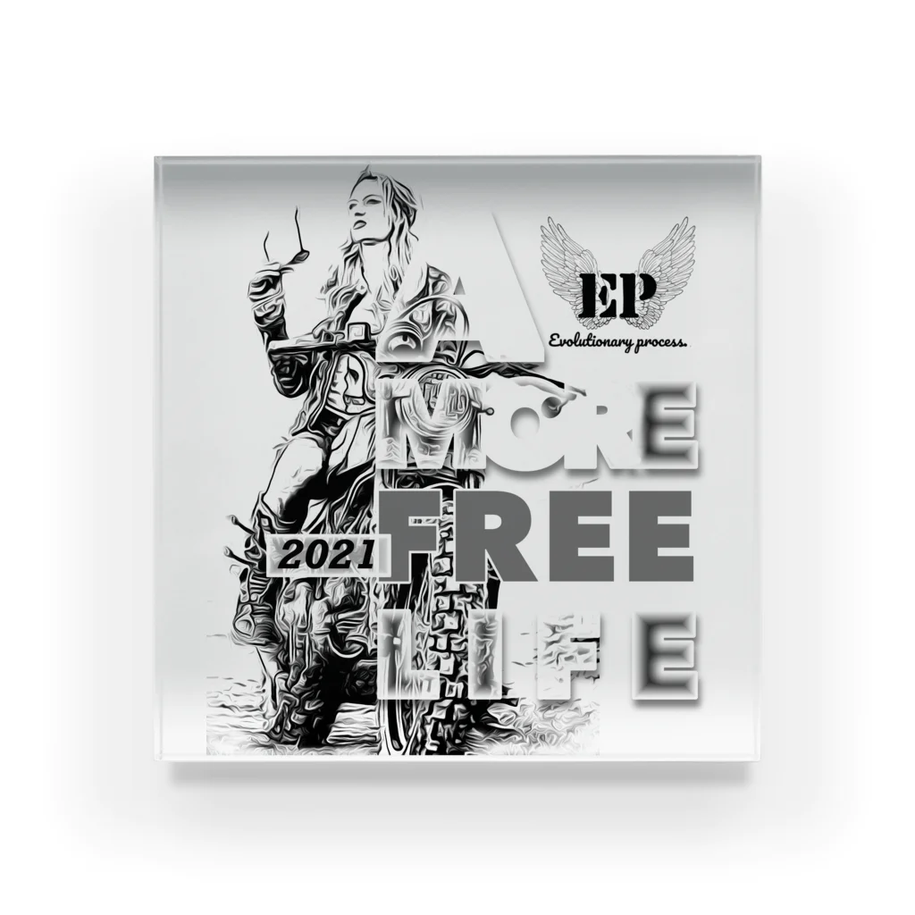 Evolutionary process.のA MORE FREE LIFE 2021version Acrylic Block