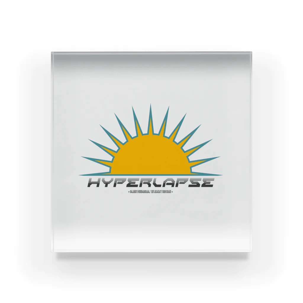 sunflowerのHYPERLAPSE SUNSET アクリルブロック