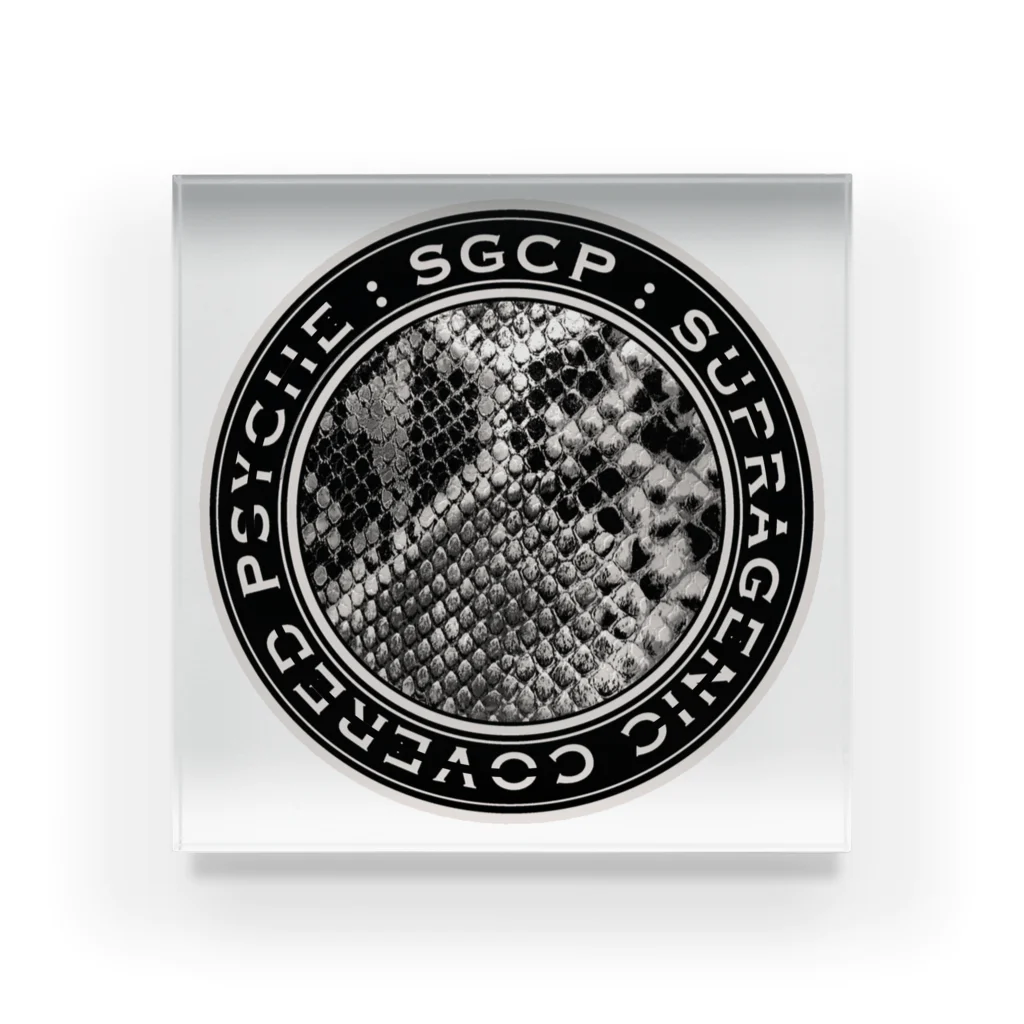 SGCPのSGCP パイソン グレージュ アクリルブロック