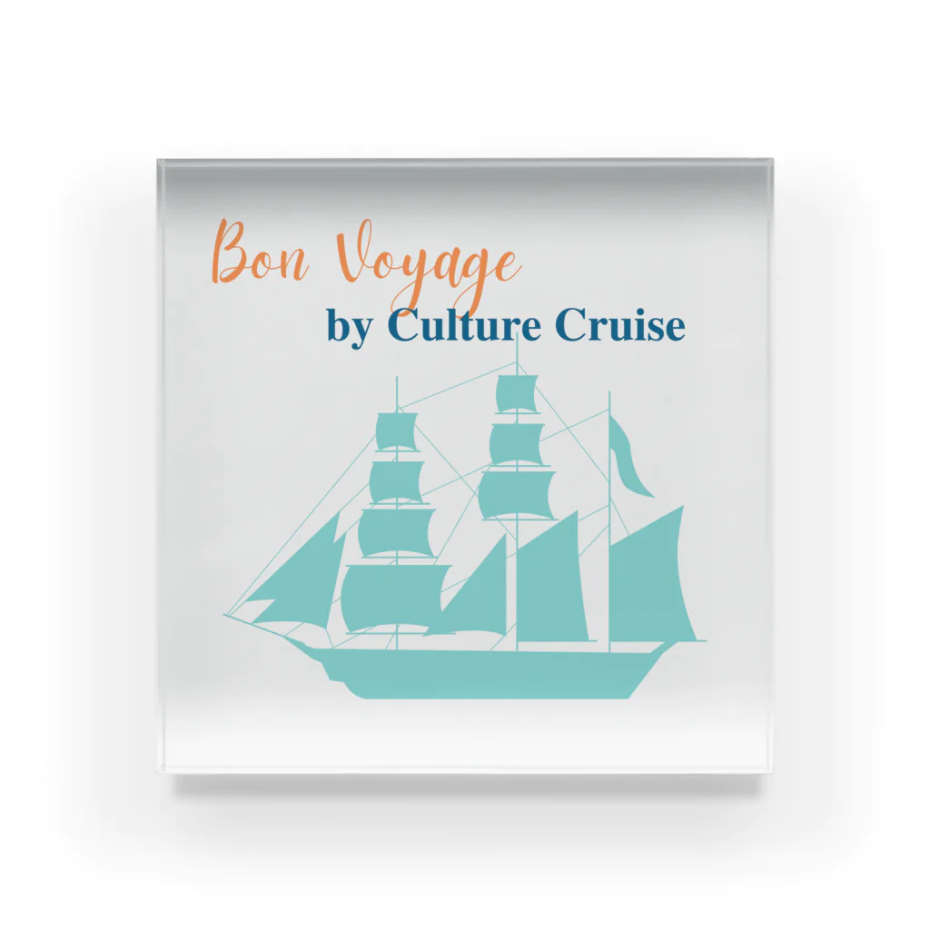 Culture Cruiseストアの「Bon Voyage」by Culture Cruise Acrylic Block