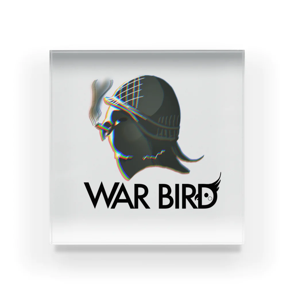 谷型えらあのWAR BIRDグッズ アクリルブロック