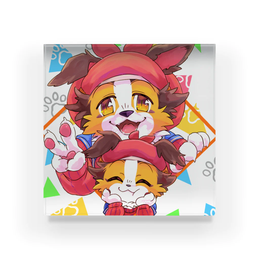 かぼす🍁《ダメわんこ系VTuber》 の【かぼす】わんわん背景 Acrylic Block