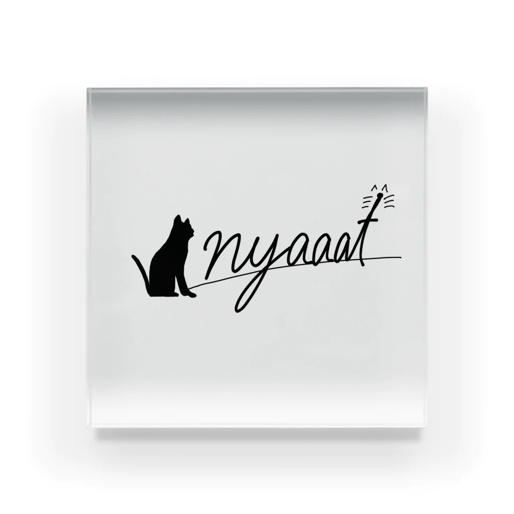 nyaaat公式ショップのnyaaat公式ネコアイテム Acrylic Block