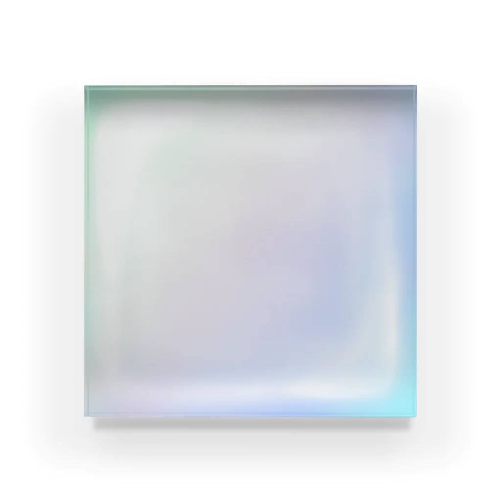 KANAMI_n_creationのIcecube melt🧊 rainbow Acrylic Block