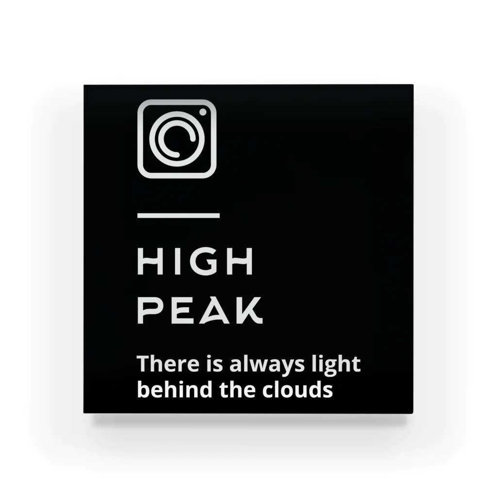 HighPeakのHighPeak　ブロック アクリルブロック