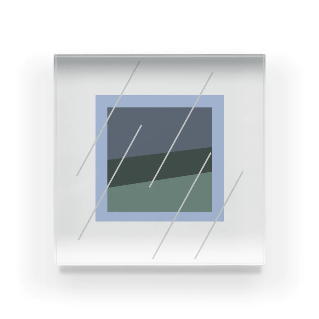 sevenoverlineのrainyday Acrylic Block