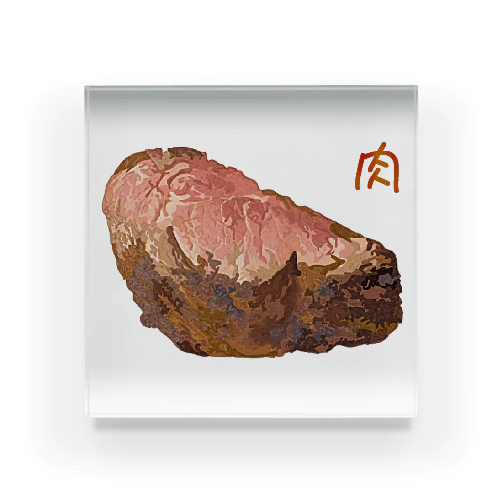 脂身通信Ｚの肉 Acrylic Block