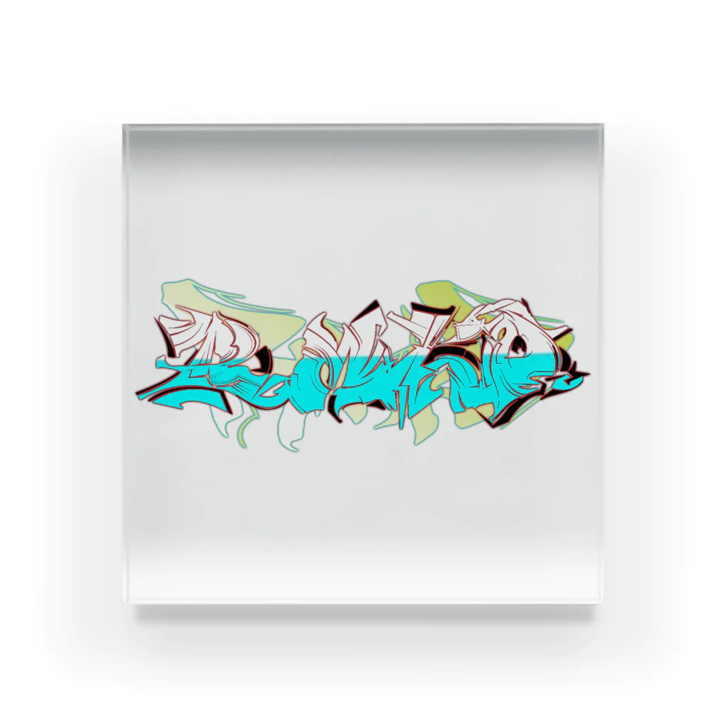 RMk→D (アールエムケード)のGRAFFITI LOGO② アクリルブロック