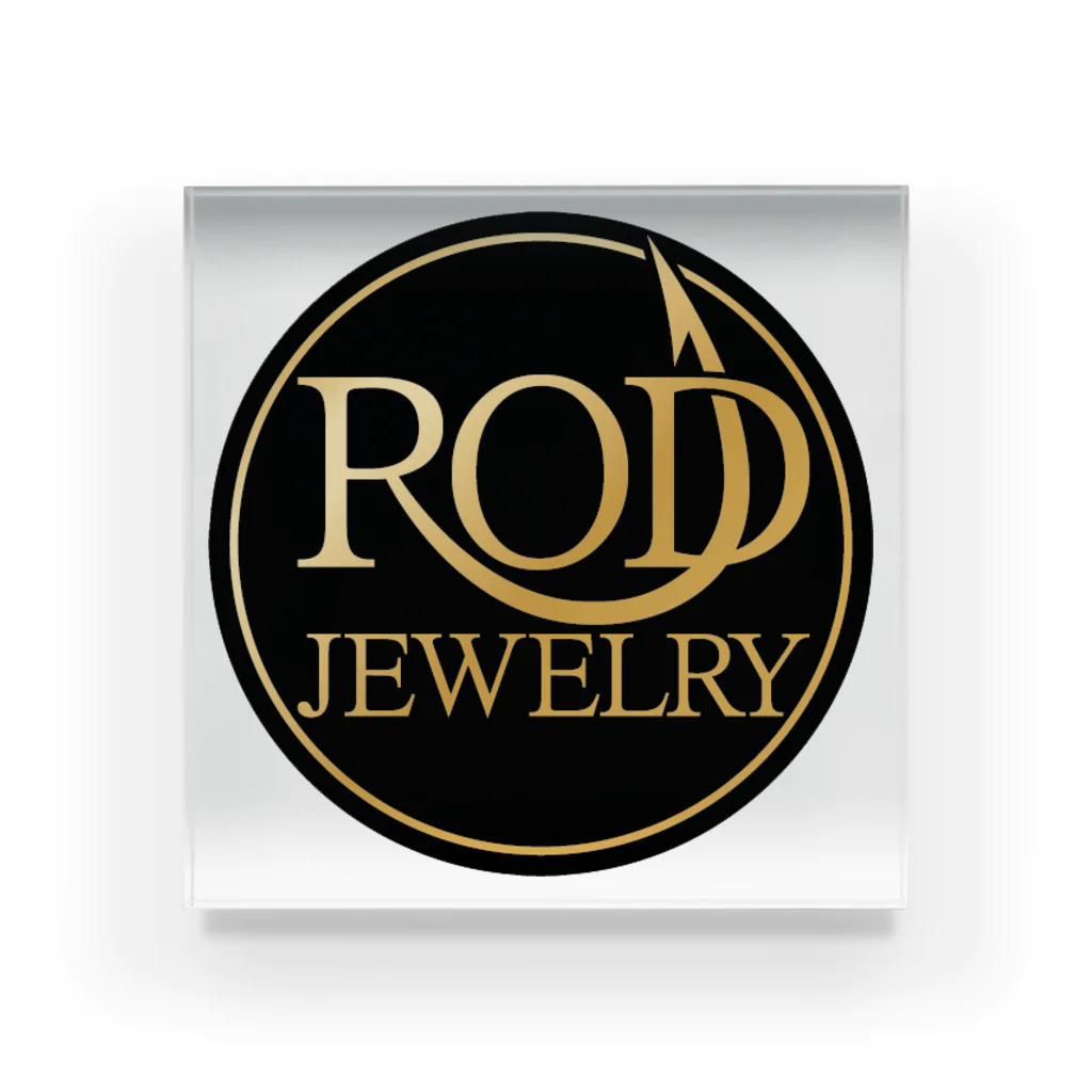 RODJEWELRYのRODJEWELRYロゴ アクリルブロック