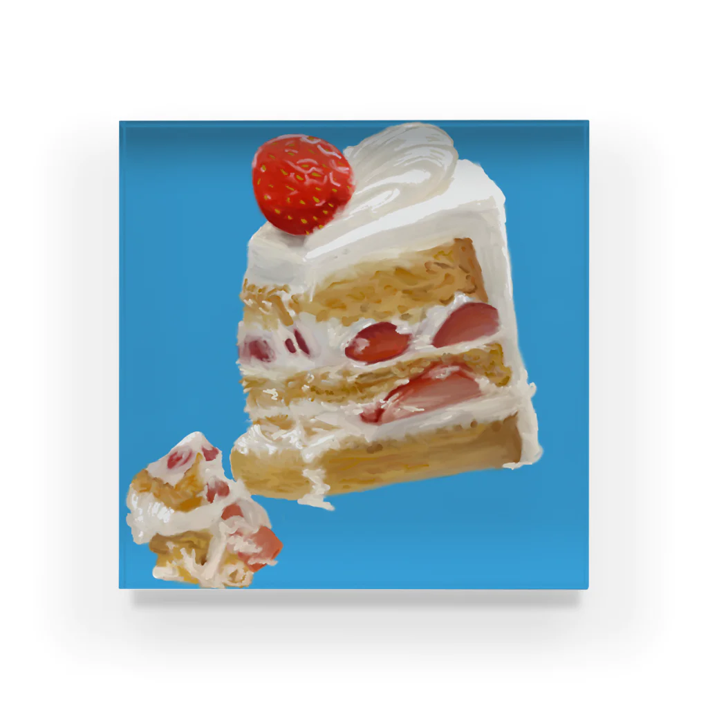 HIRAの食べかけのショートケーキ🍰 Acrylic Block