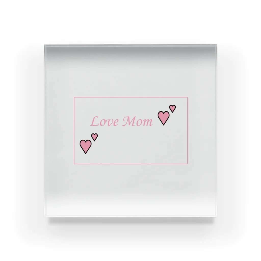 Berry`s BerryのI love you Mom Acrylic Block