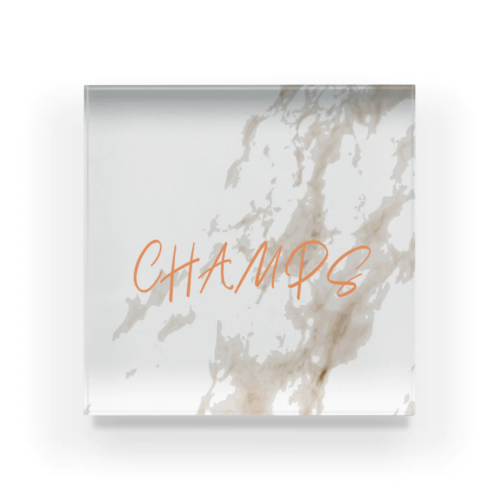 champsのchamps アクリルブロック