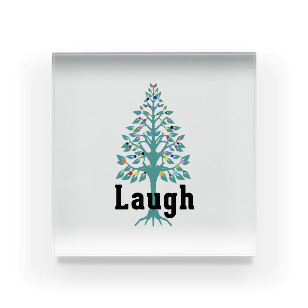 LaughのLaugh Acrylic Block