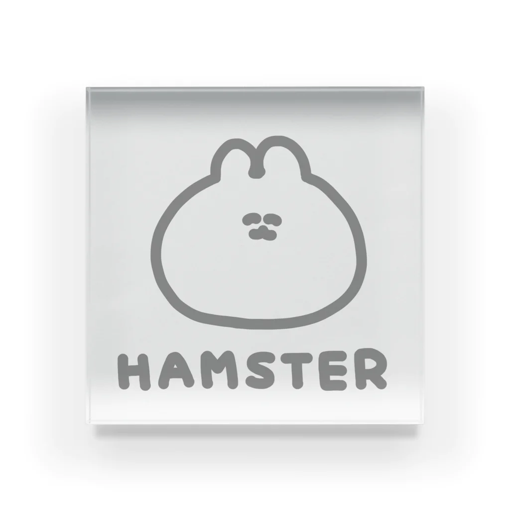 ナポリのSUZURIのHAMSTER アクリルブロック