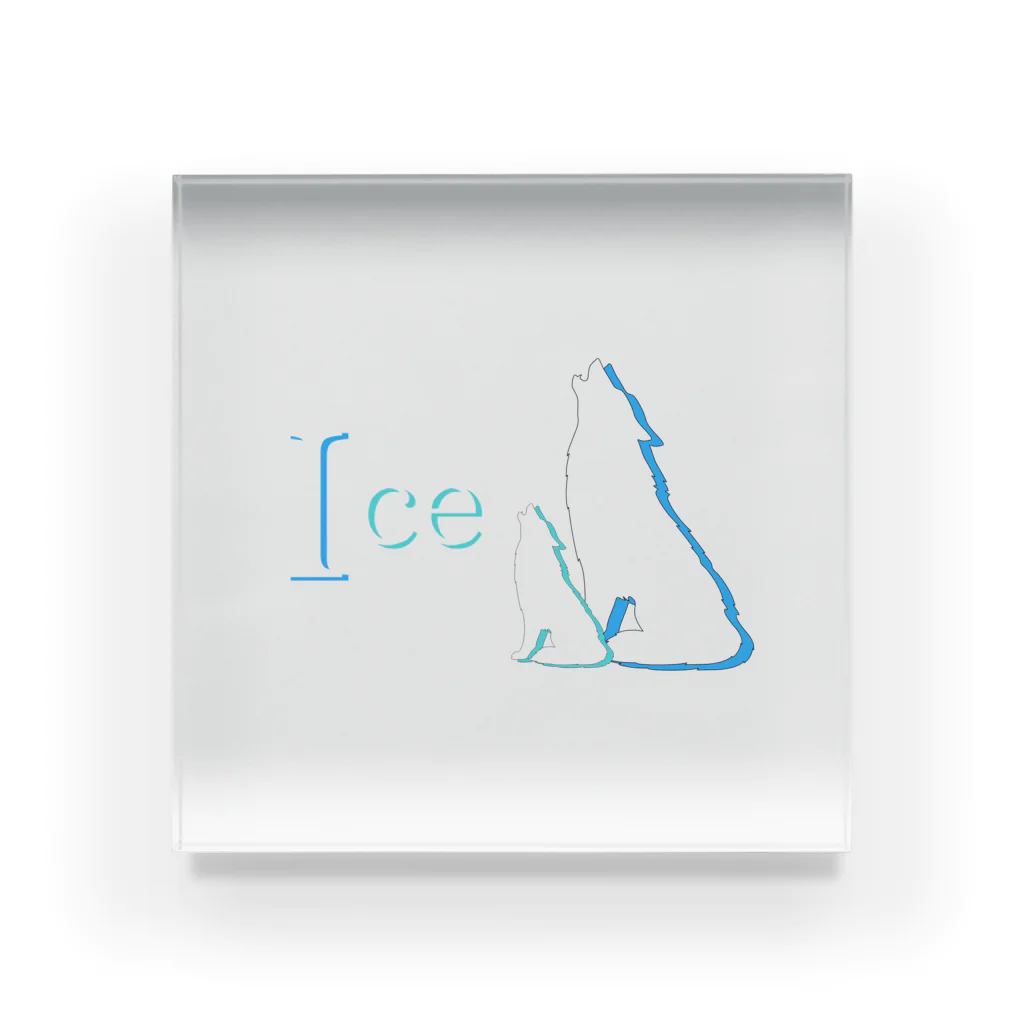 ice_doggyのice_doggo Acrylic Block