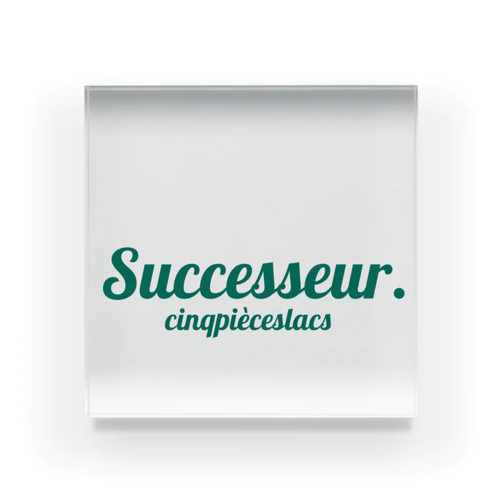 Successeur.のひら Acrylic Block