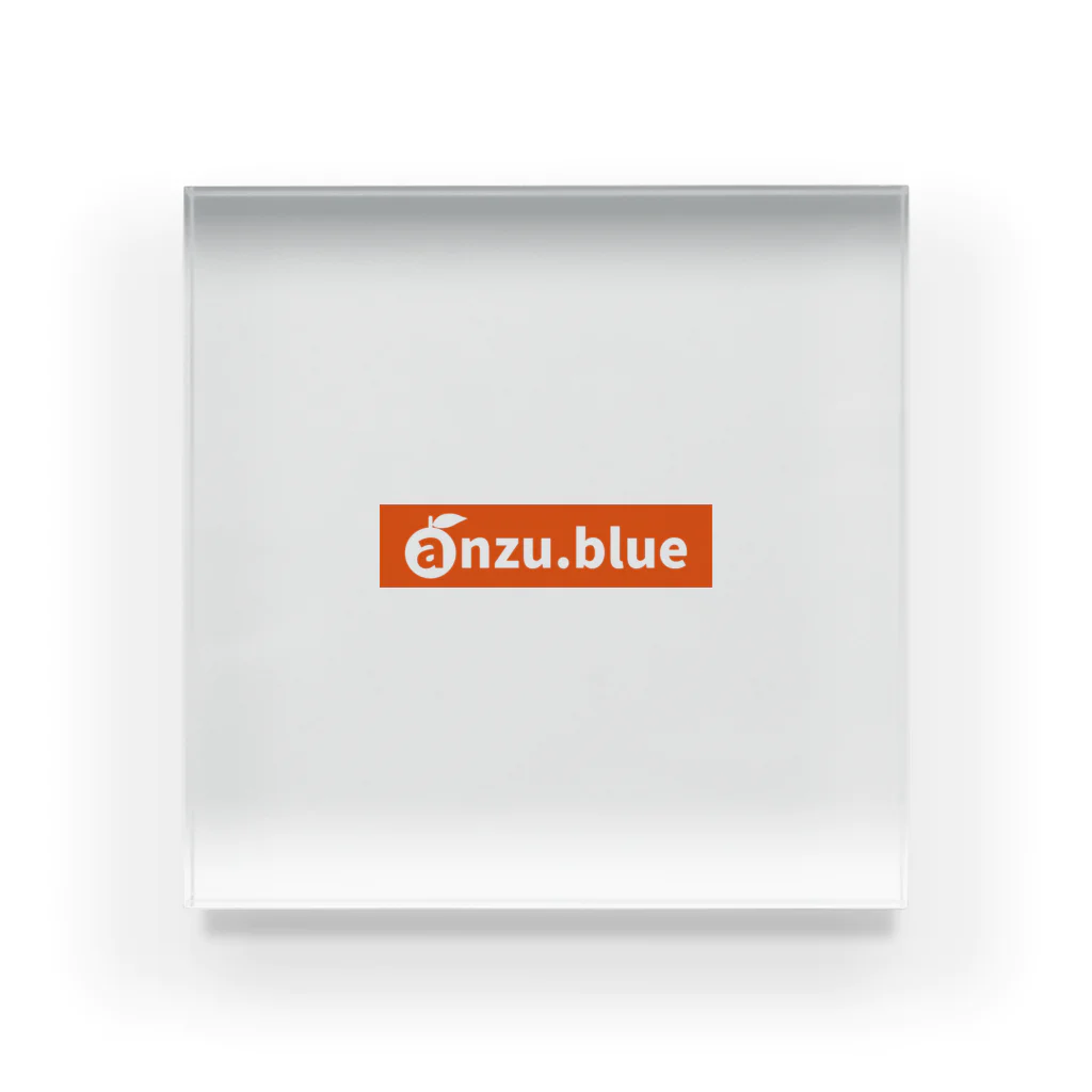 ANZU SHOPのanzu ロゴ(URL) tyle2 アクリルブロック
