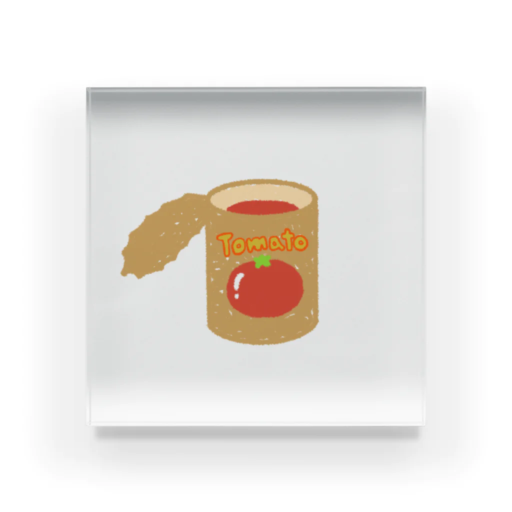 MilkyyのTomato缶 アクリルブロック