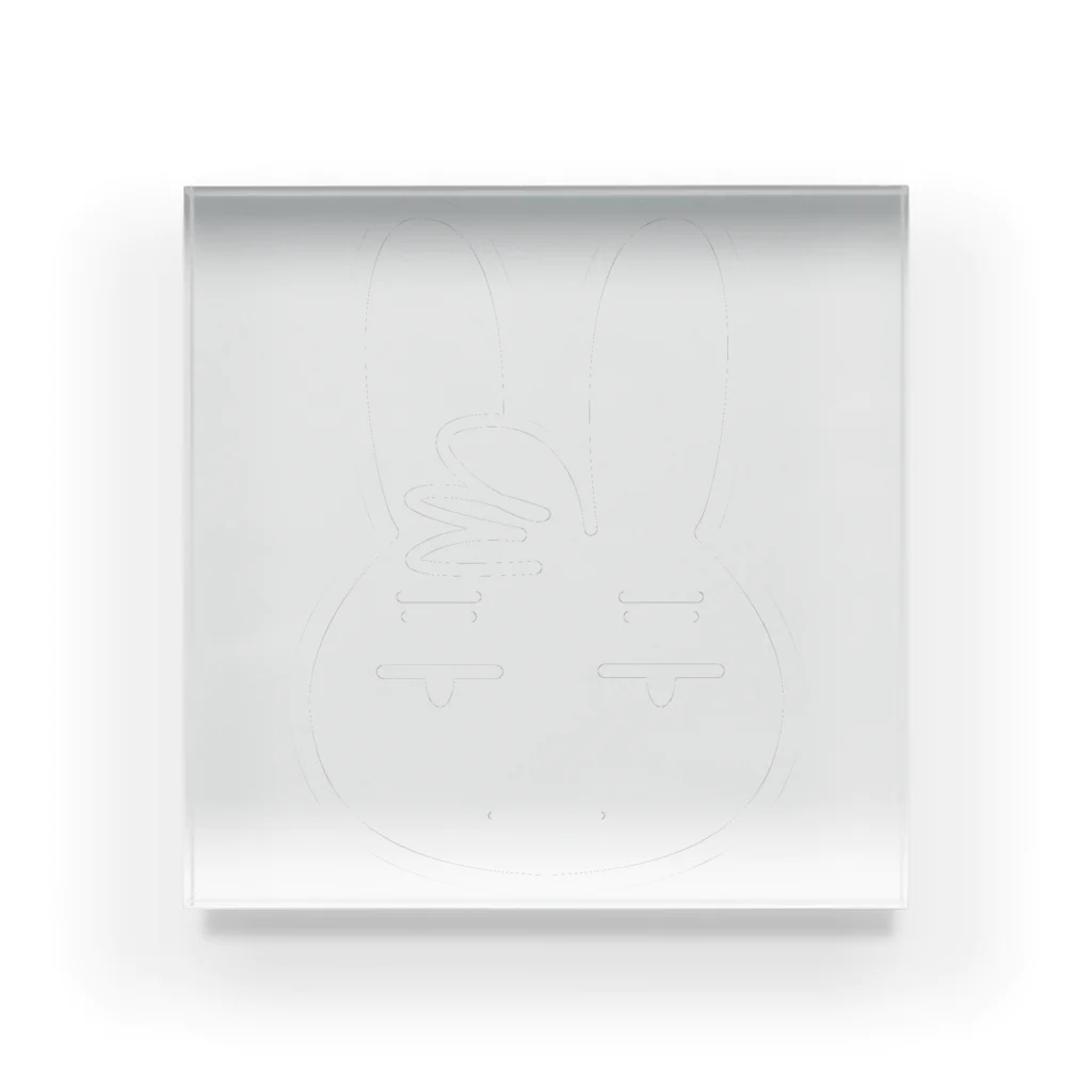 SHOP n番煎じの虚無うさぎ　invisible Acrylic Block