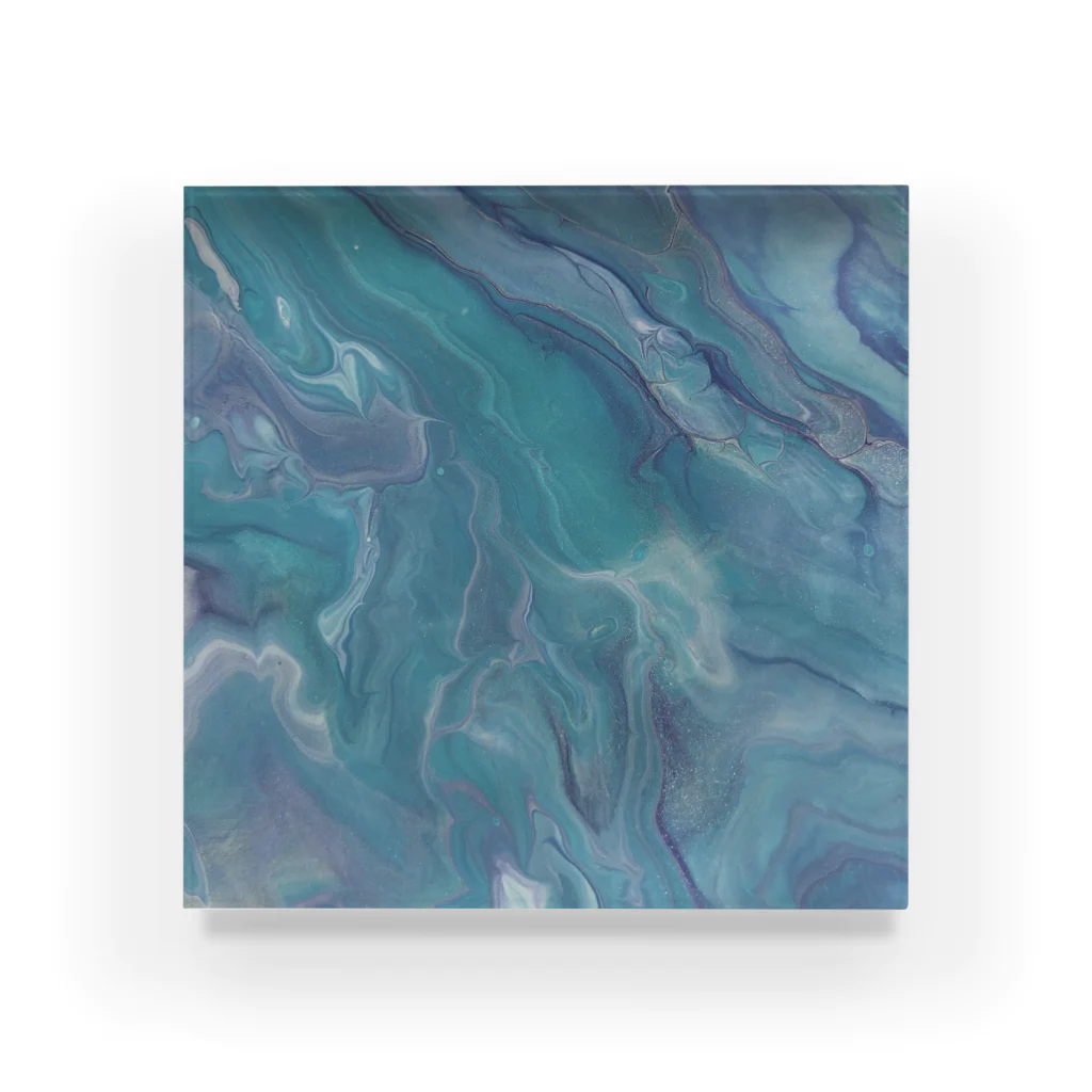 yjb_22のfluidart_smrmdl アクリルブロック