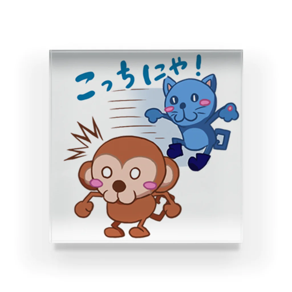 プラモザルショップのプラモザル（LINEスタンプ06） アクリルブロック