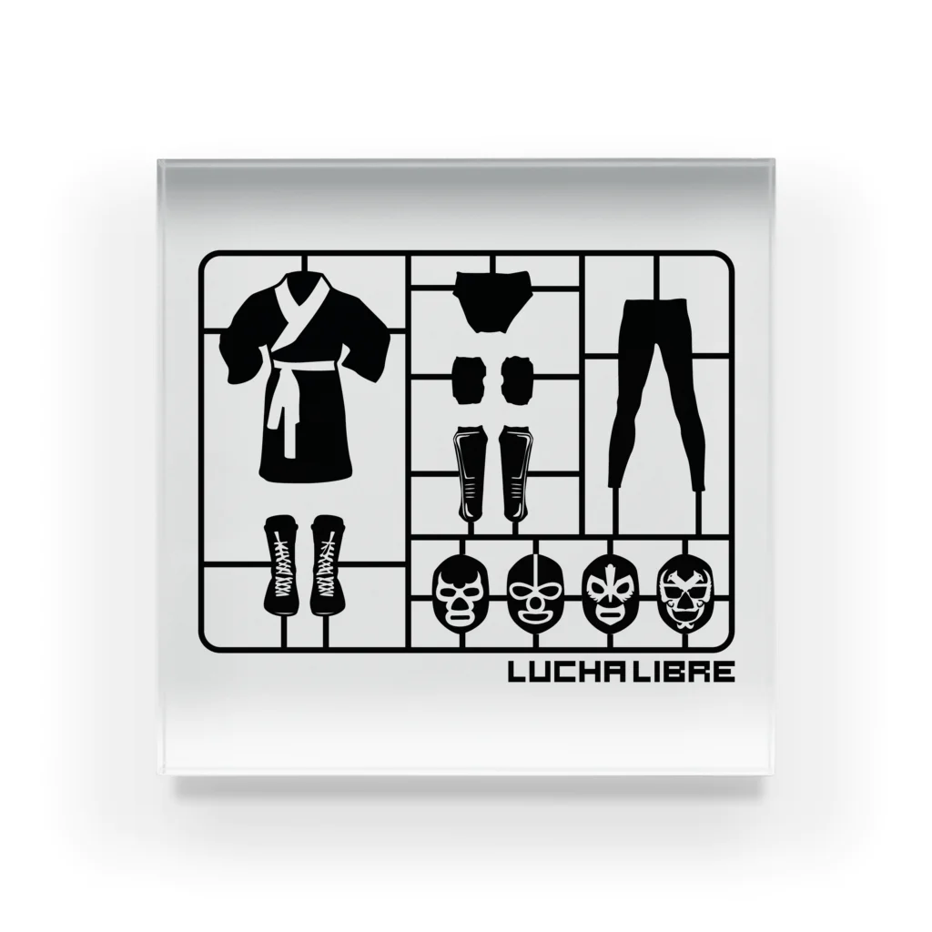 LUCHAのPlastic Modelucha Acrylic Block