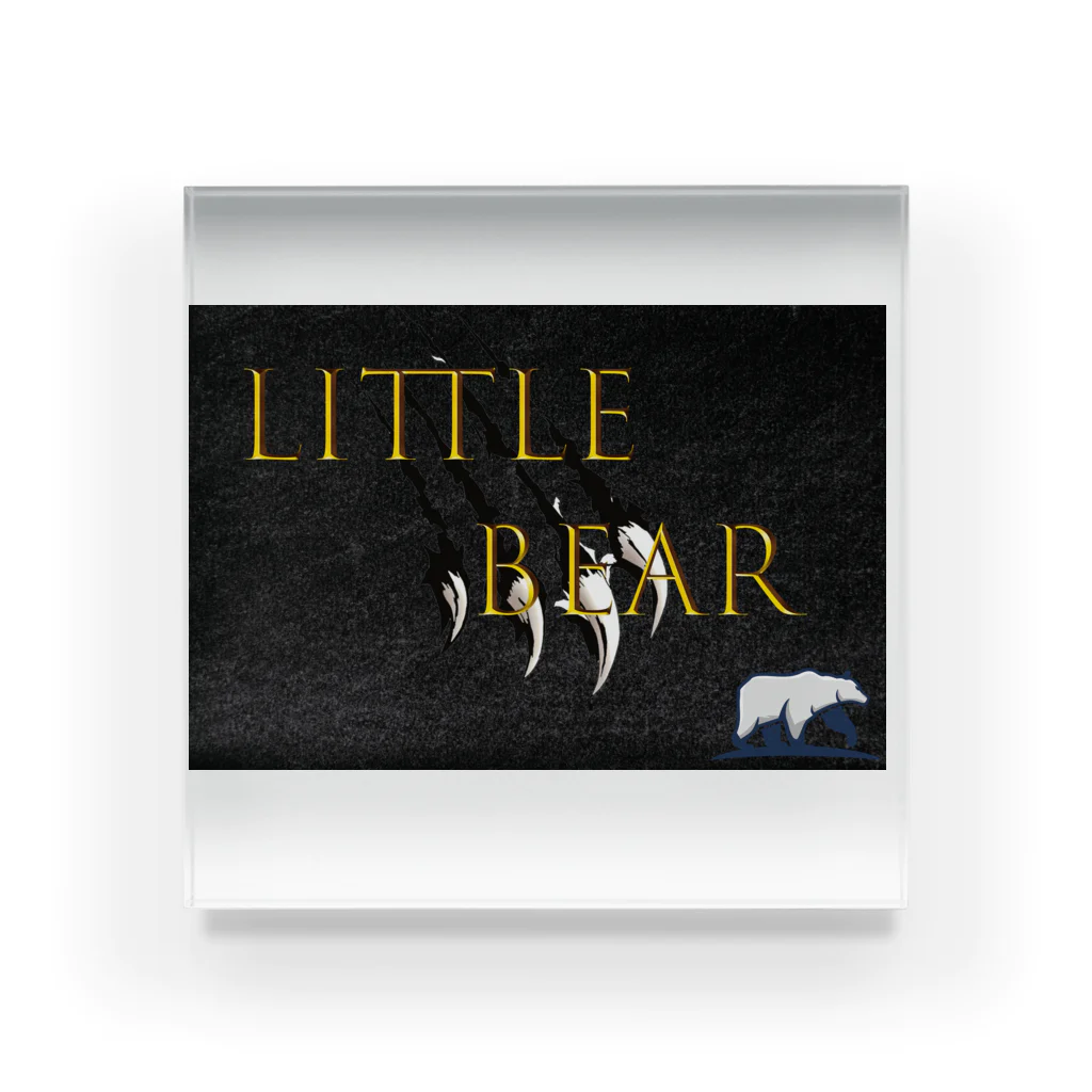 TEAM LittleBearのlittleクリアブロック アクリルブロック